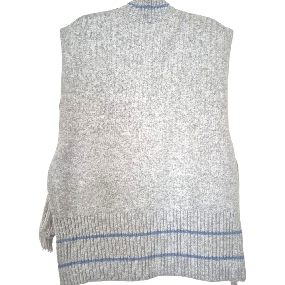 Free People All Star Stripe Poncho One Size - Picture 7 of 8